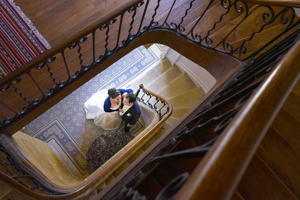 mariage escalier